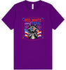 Red, White, Feral Adult Bella Canvas Shirt