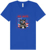 Red, White, Feral Unisex V-Neck Shirt