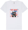 Red, White, Feral Unisex V-Neck Shirt