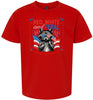Red, White, Feral Children's Gildan Soft Shirt