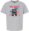 Red, White, Feral Children's Gildan Soft Shirt