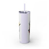 Skinny Tumbler with Straw – 20 oz Stainless Steel Cup