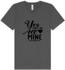 Yes They're All Mine Unisex V-Neck Shirt