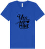 Yes They're All Mine Unisex V-Neck Shirt