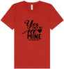 Yes They're All Mine Unisex V-Neck Shirt