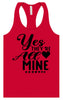 Yes They're All Mine Women's Racerback Tank
