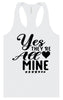 Yes They're All Mine Women's Racerback Tank