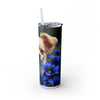 Skinny Tumbler with Straw – 20 oz Stainless Steel Cup