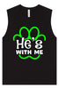 Neon Paws He's With Me Muscle Tank