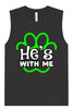 Neon Paws He's With Me Muscle Tank