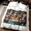 Birthday Puppy Party Blanket