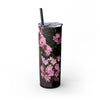 Skinny Tumbler with Straw – 20 oz Stainless Steel Cup