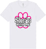 Neon Paws She's With Me Adult Bella Canvas Shirt