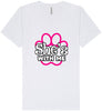 Neon Paws She's With Me Unisex V-Neck Shirt