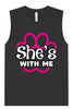 Neon Paws She's With Me Muscle Tank