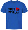 Cutesy She's With Me Children's Gildan Soft Shirt