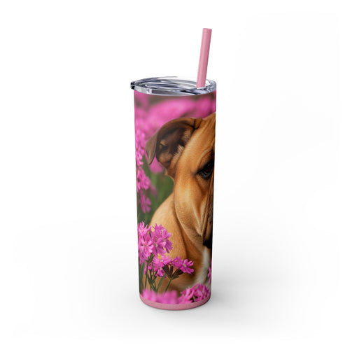 Skinny Tumbler with Straw – 20 oz Stainless Steel Cup