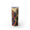 Skinny Tumbler with Straw – 20 oz Stainless Steel Cup