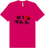Cutesy He's With Me Adult Bella Canvas Shirt