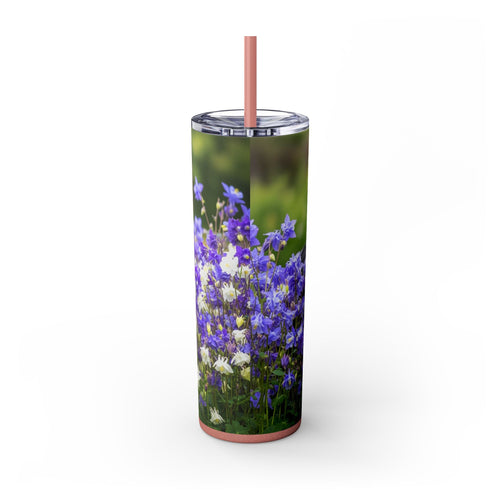 Skinny Tumbler with Straw – 20 oz Stainless Steel Cup
