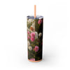 Skinny Tumbler with Straw – 20 oz Stainless Steel Cup