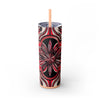 Skinny Tumbler with Straw – 20 oz Stainless Steel Cup