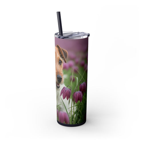 Skinny Tumbler with Straw – 20 oz Stainless Steel Cup