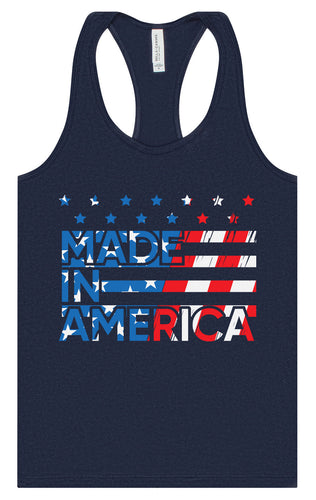 Made in America Women's Racerback Tank