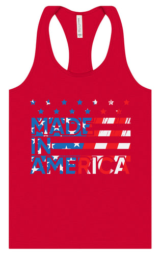 Made in America Women's Racerback Tank