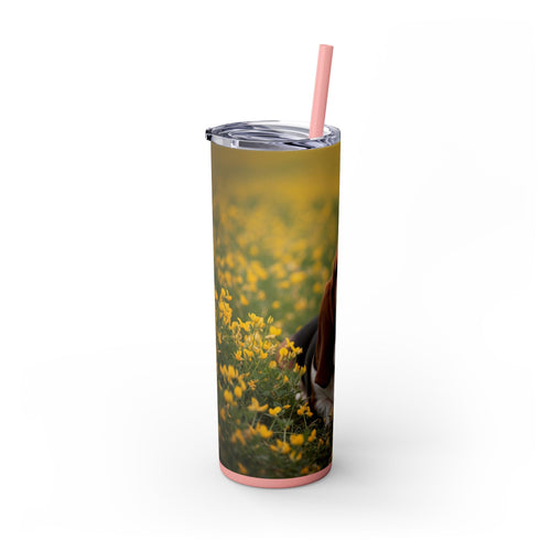 Skinny Tumbler with Straw – 20 oz Stainless Steel Cup