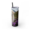 Skinny Tumbler with Straw – 20 oz Stainless Steel Cup