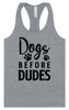 Dogs Before Dudes Women's Racerback Tank