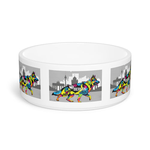 Ceramic Pet Bowl – 16 oz Dog Feeding Bowl
