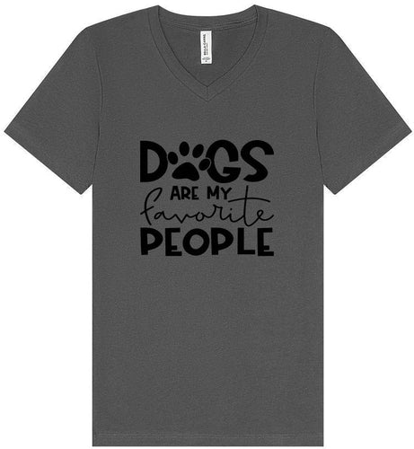 Dogs Are My Favorite People Unisex V-Neck Shirt