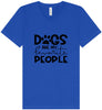 Dogs Are My Favorite People Unisex V-Neck Shirt