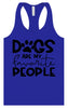 Dogs Are My Favorite People Women's Racerback Tank