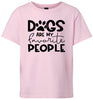 Dogs Are My Favorite People Children's Gildan Soft Shirt