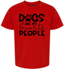 Dogs Are My Favorite People Children's Gildan Soft Shirt
