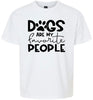 Dogs Are My Favorite People Children's Gildan Soft Shirt
