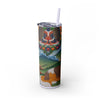 Skinny Tumbler with Straw – 20 oz Stainless Steel Cup