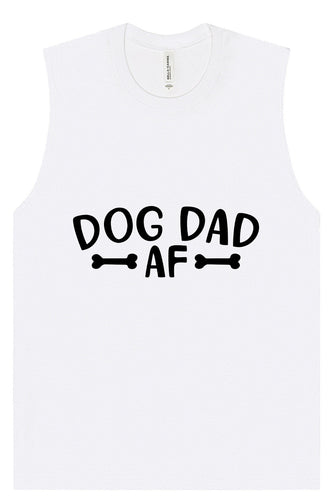 Dog Dad AF Muscle Tank