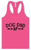Dog Dad AF Women's Racerback Tank