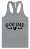 Dog Dad AF Women's Racerback Tank