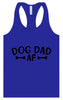 Dog Dad AF Women's Racerback Tank