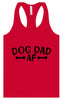 Dog Dad AF Women's Racerback Tank