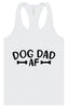 Dog Dad AF Women's Racerback Tank