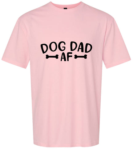 Dog Dad AF Adult Gildan Soft Shirt