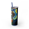 Skinny Tumbler with Straw – 20 oz Stainless Steel Cup