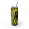 Skinny Tumbler with Straw – 20 oz Stainless Steel Cup