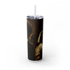 Skinny Tumbler with Straw – 20 oz Stainless Steel Cup